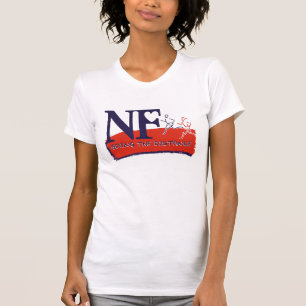 T-shirt Pièce en t de dames de logo de marathon de N-F