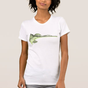 T-shirt Pièce en t de dames de point de dauphin