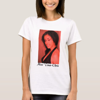 T-shirt Pièce en t de dames - Mlle Tina Chris