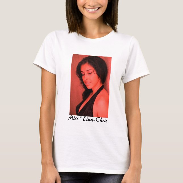 T-shirt Pièce en t de dames - Mlle Tina Chris (Devant)