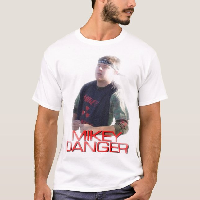 T-shirt Pièce en t de danger de Mikey (Devant)