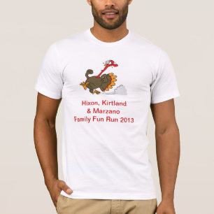 T-shirt pièce en t de danse du Turkey Trot