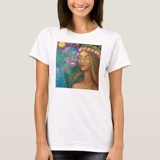T-shirt Pièce en t de déesse d'Aphrodite (Devant)