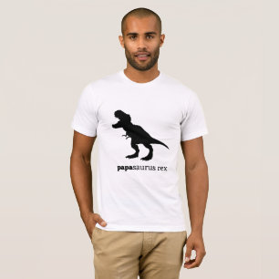 T-shirt pièce en t de dinosaure de famille de rex de