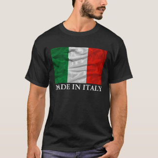 T-shirt Pièce en t de drapeau de l'Italie