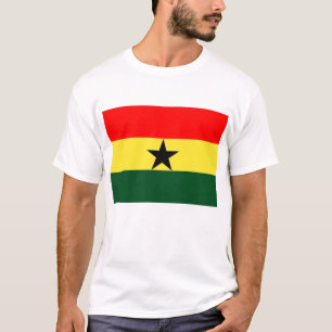 T-shirt Pièce en t de drapeau du Ghana