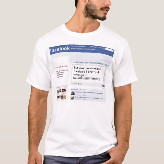 T-shirt Pièce en t de Facelook (parodie) - modèle