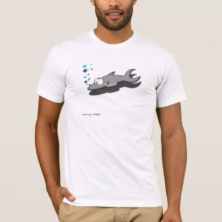 T-shirt Pièce en t de fonctionnaire de Gang® Sharky de