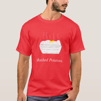 T-shirt Pièce en t de galerie de purée de pommes de terre