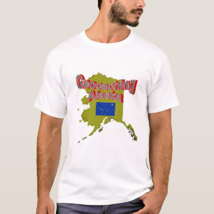 T-shirt Pièce en t de Geocaching Alaska
