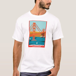T-shirt Pièce en t de golden gate bridge
