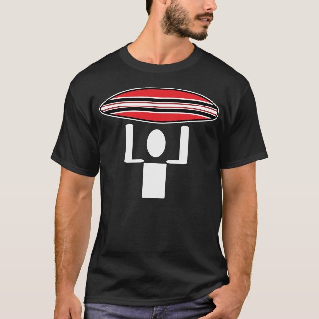 T-shirt Pièce en t de graphique de ~ de croisement de (Devant)