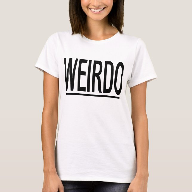 T-shirt Pièce en t de graphique de WEIRDO (Devant)