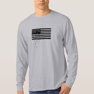 T-shirt Pièce en t de gris des étoiles filantes OD