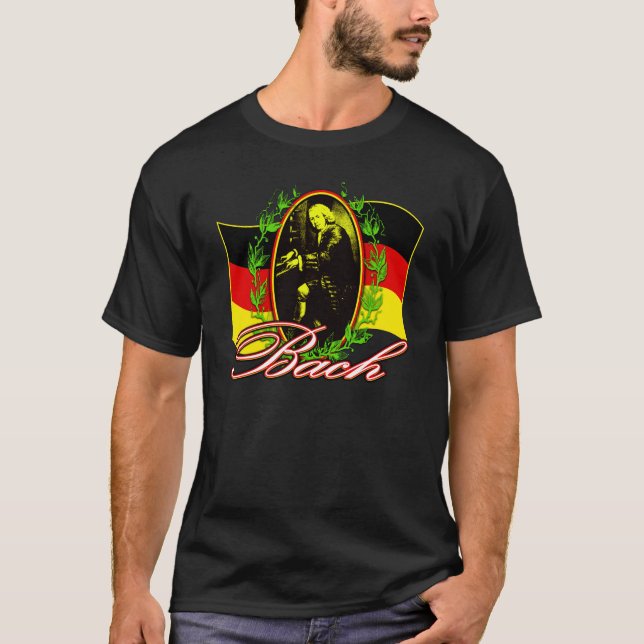 T-shirt Pièce en t de Johann Sebastian Bach (Devant)