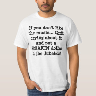 T-shirt Pièce en t de juke-box