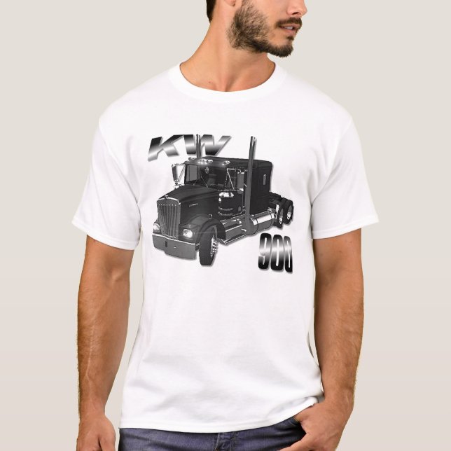 T-shirt Pièce en t de Kenworth W900 (Devant)
