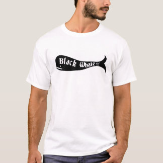 T-shirt Pièce en t de la baleine noire III pour les hommes