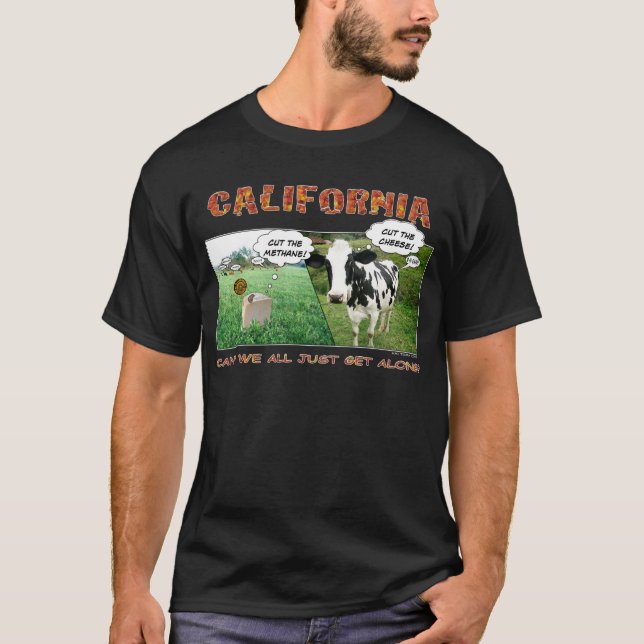 T-shirt Pièce en t de la Californie (Devant)