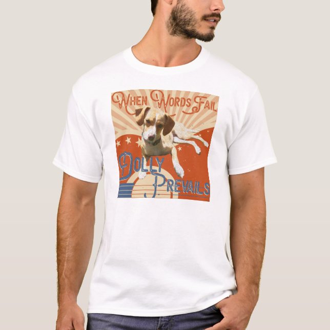 T-shirt PIÈCE EN T de LA d'empreintes de pattes (Devant)
