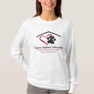 T-shirt Pièce en t de la Long-Douille des femmes de PAA