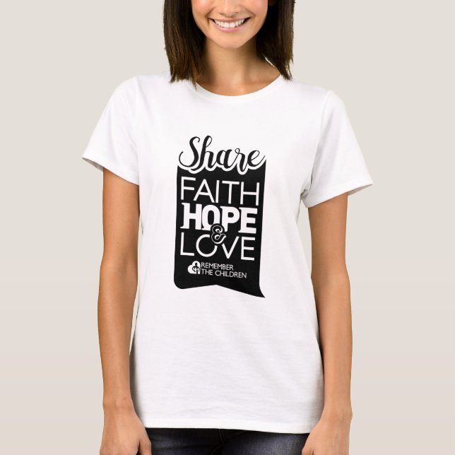 T-shirt Pièce en t de la part des femmes (blanche) (Devant)