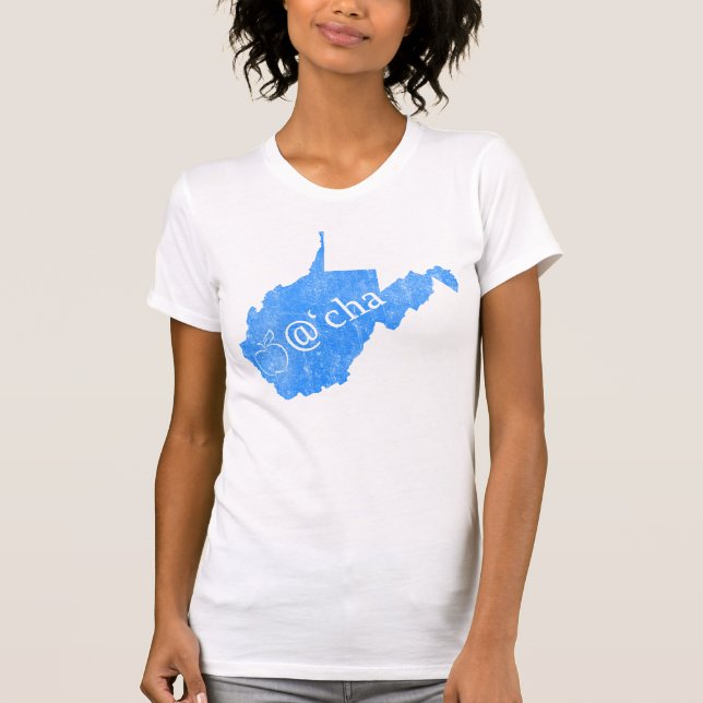 T-shirt Pièce en t de la Virginie Occidentale de (Devant)
