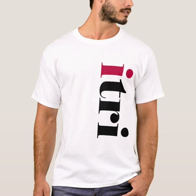 T-shirt Pièce en t de l'itri des hommes (Devant)