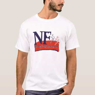 T-shirt Pièce en t de logo de marathon de N-F