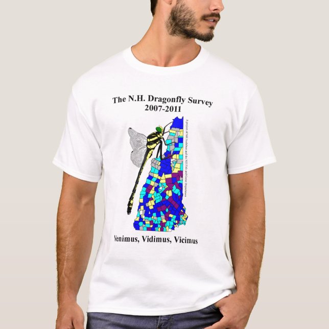 T-shirt Pièce en t de logo de NHDS (Devant)