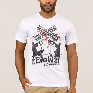 T-shirt pièce en t de logo d'habillement de rEVOLV3r