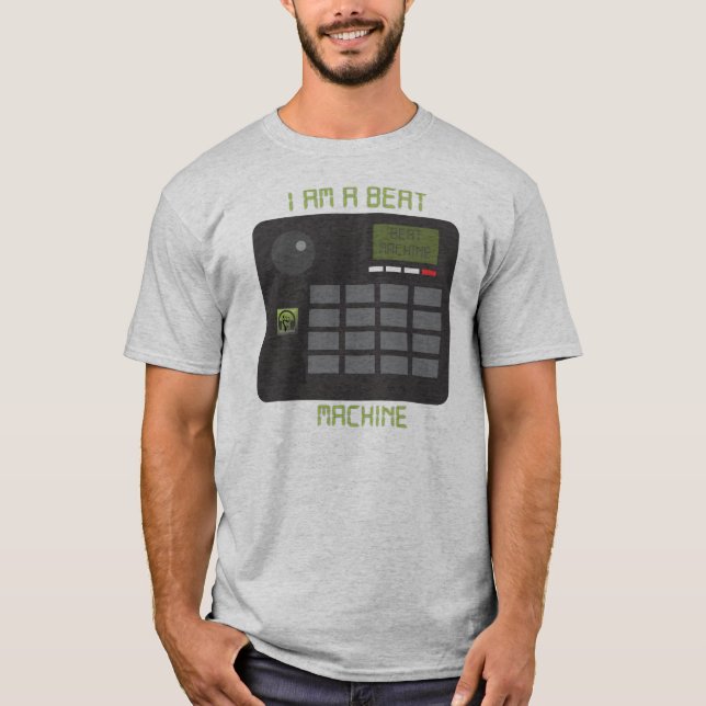 T-shirt Pièce en t de machine de battement (Devant)