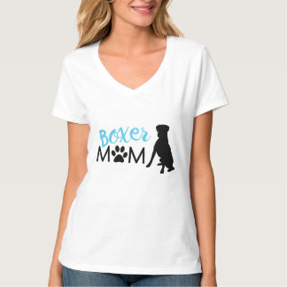 T-shirt Pièce en t de maman de boxeur