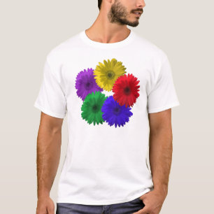 T-shirt Pièce en t de marguerite de flower power
