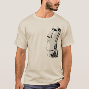 T-shirt Pièce en t de Moai Tiki