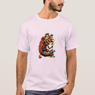 T-shirt Pièce en t de monstre de flower power