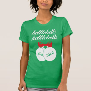 T-shirt Pièce en t de Noël de Kettlebells Kettlebells