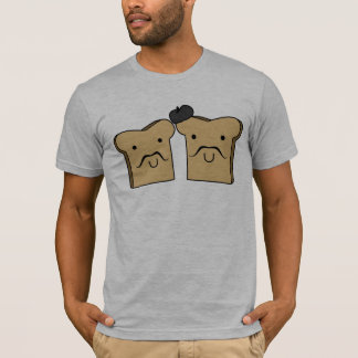 T-shirt Pièce en t de pain grillé français