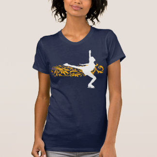 T-shirt Pièce en t de patinage de glace d'Axelent