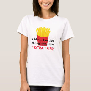T-shirt Pièce en t de pommes frites