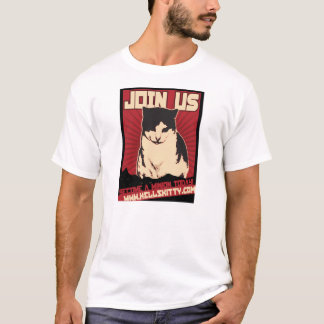 T-shirt Pièce en t de propagande de Kitty de l'enfer