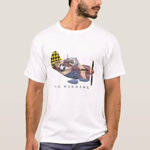 T-shirt Pièce en t de queue du contrôleur P-40