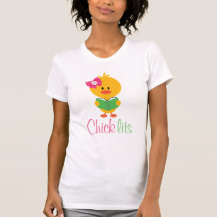 T-shirt Pièce en t de regard posée par Lits de poussin