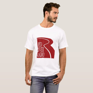 T-shirt Pièce en t de réseau de radio de la rivière rou