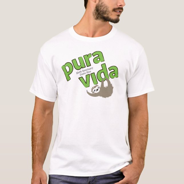 T-shirt Pièce en t de sanctuaire de paresse de Vida (Devant)