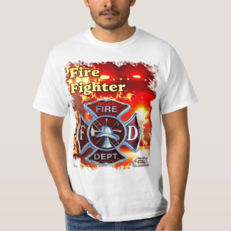 T-shirt Pièce en t de sapeur-pompier