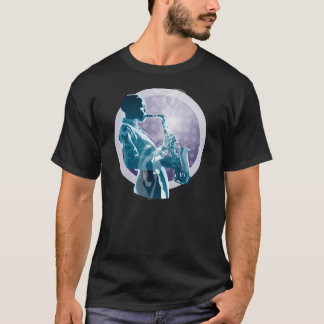 T-shirt Pièce en t de saxo de jazz