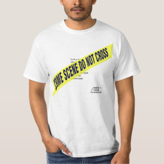 T-shirt Pièce en t de scène du crime - modèle personnel de