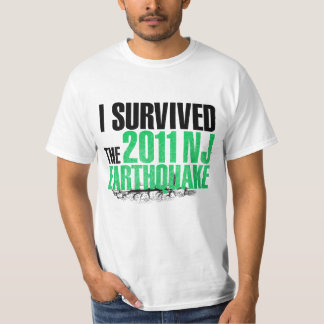 T-shirt Pièce en t de survivant de tremblement de terre de