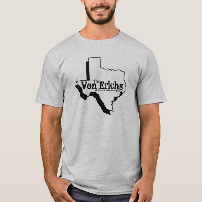 T-shirt Pièce en t de tradition du Texas (Devant)